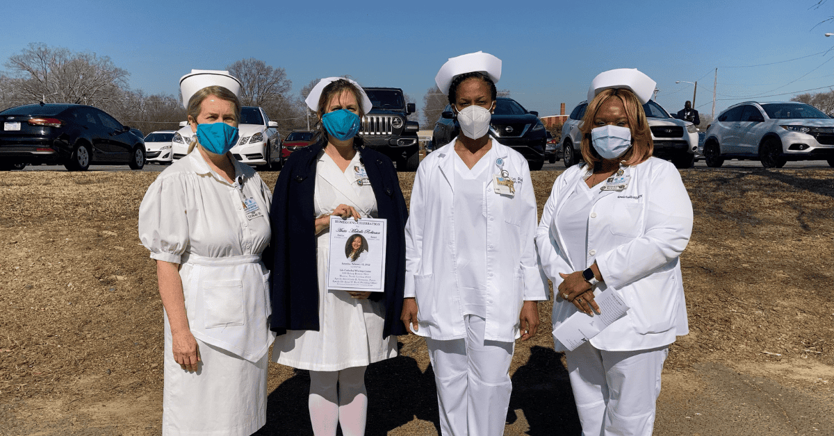 Featured image for “Atrium Health Nurses Honor Guard Pays Tribute to Fellow Nurses”