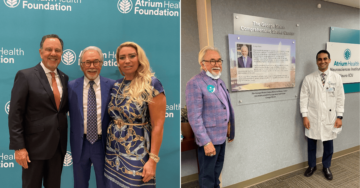 Featured image for “Philanthropist George Shinn in Charlotte to Celebrate Endowed Chair in Neurovascular Health”