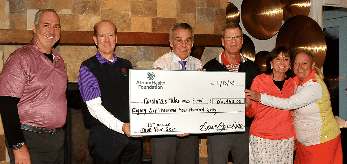 Featured image for “Save Your Skin Surpasses Major Milestone: $1 Million Raised for Melanoma Research at Atrium Health Levine Cancer”