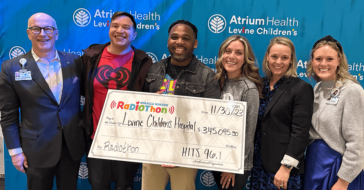 Featured image for “Miguel & Holly’s Miracle Makers Radiothon Raises $345,095 for Atrium Health Levine Children’s”
