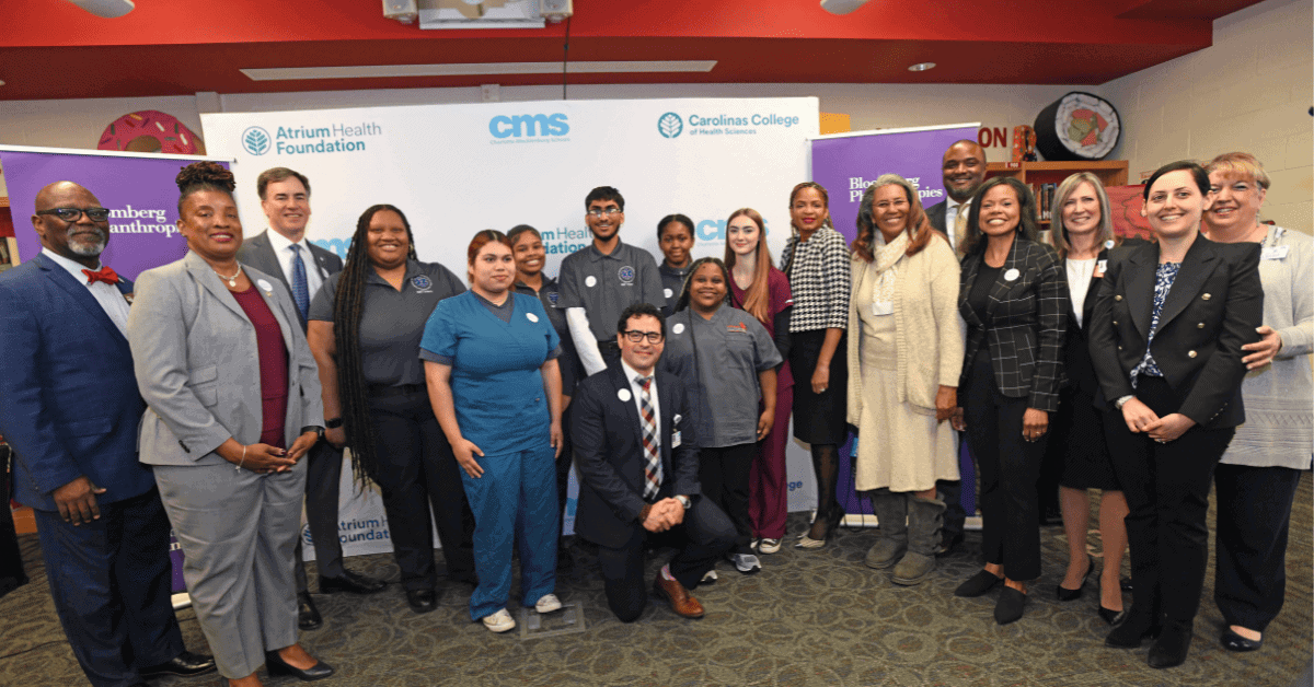 Featured image for “Support from Bloomberg Philanthropies to Launch Health Care-Focused High School in Charlotte”