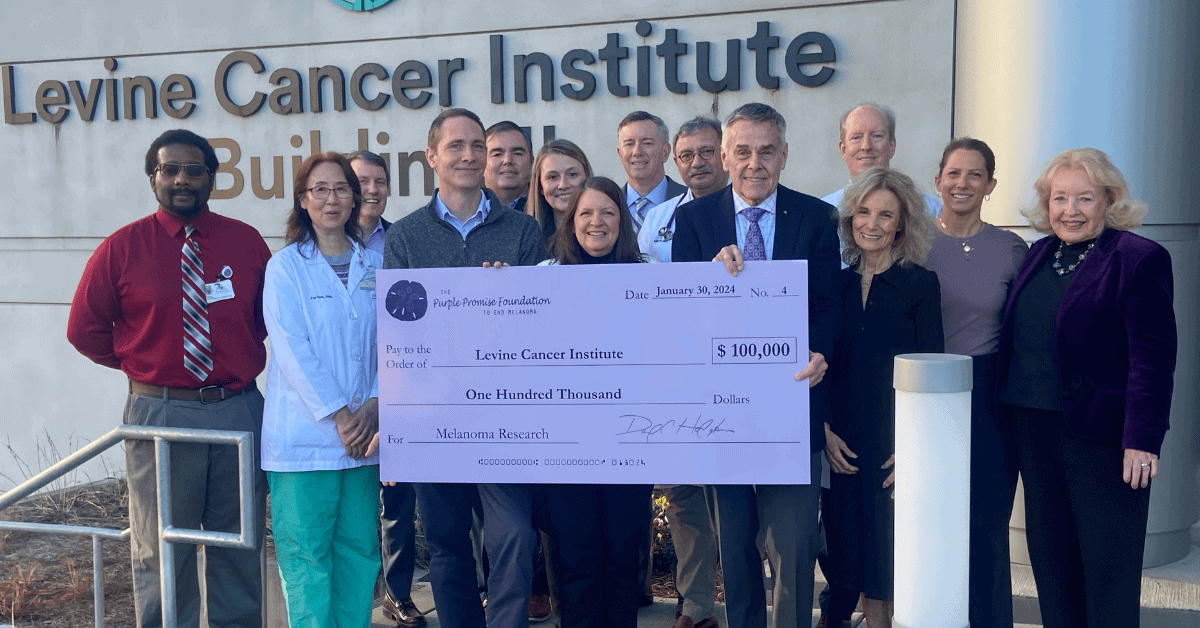 Featured image for “A Family’s Promise Propels Melanoma Research at Atrium Health Levine Cancer”