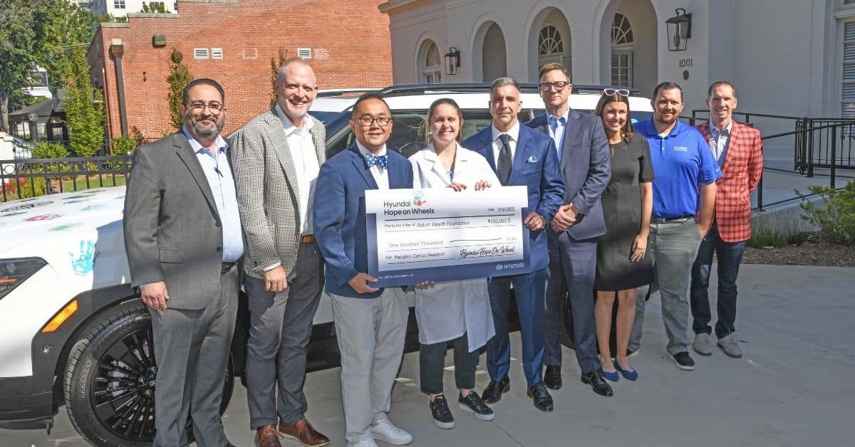 Featured image for “Atrium Health Levine Children’s Receives Boost from Hyundai Hope on Wheels® ”